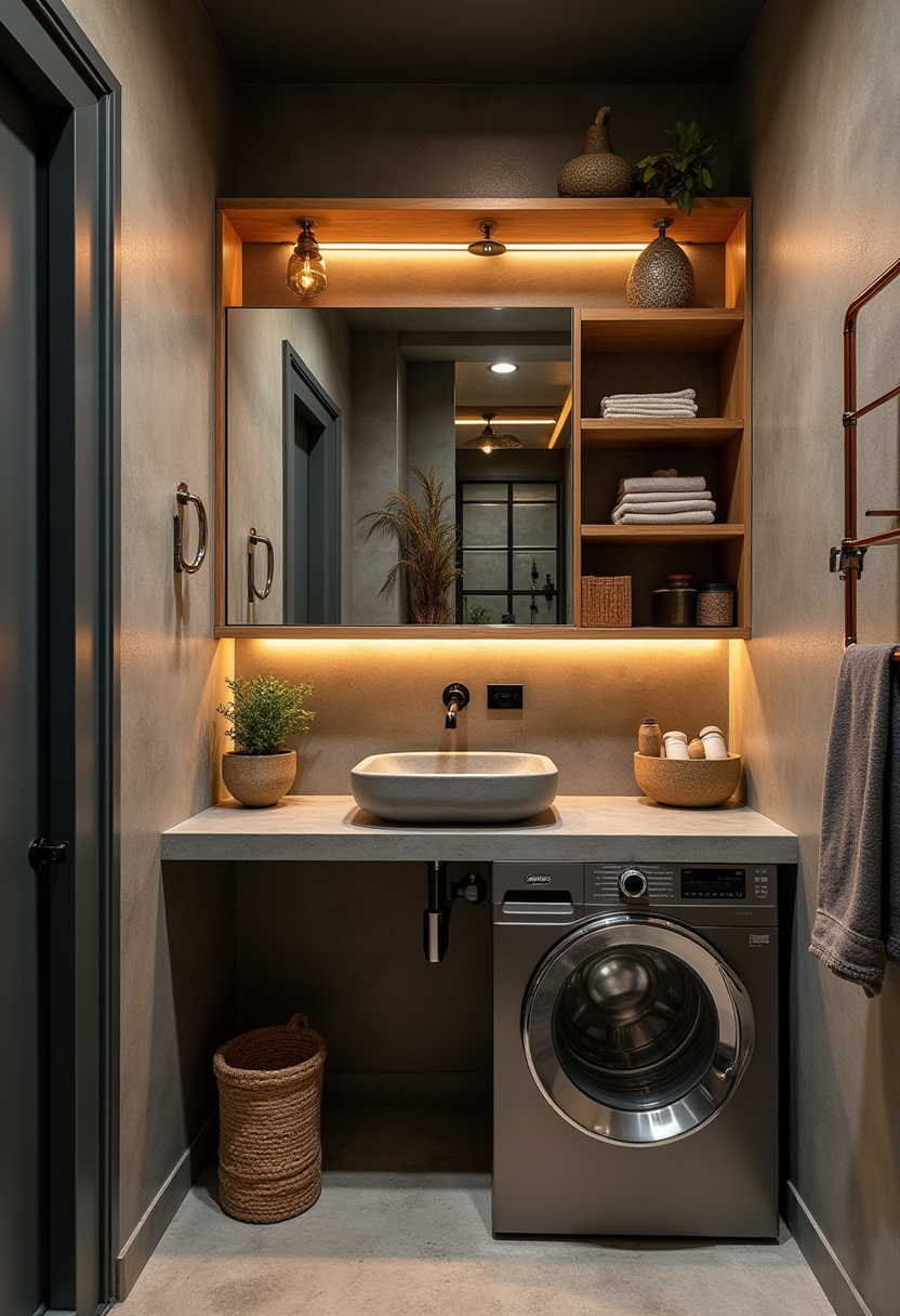 Bathroom Ideas With Washing Machine 2