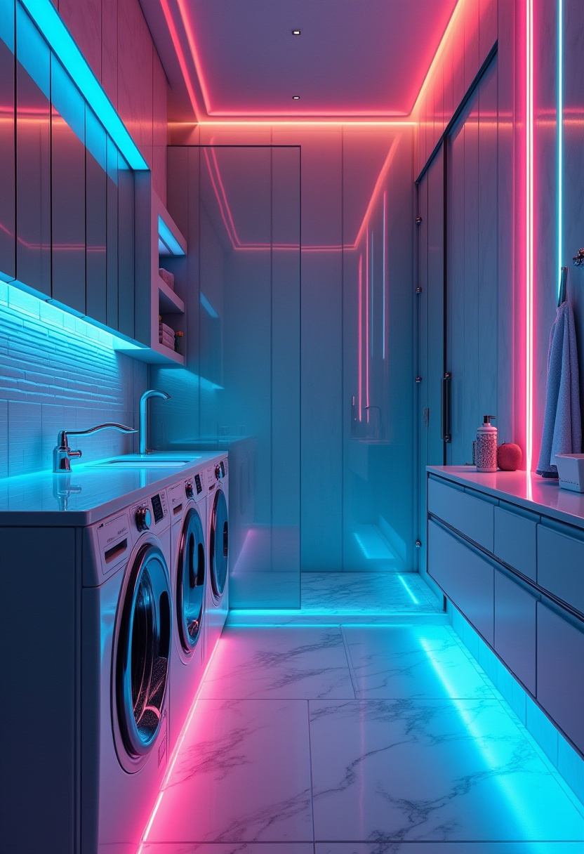 Bathroom Ideas With Washing Machine 7