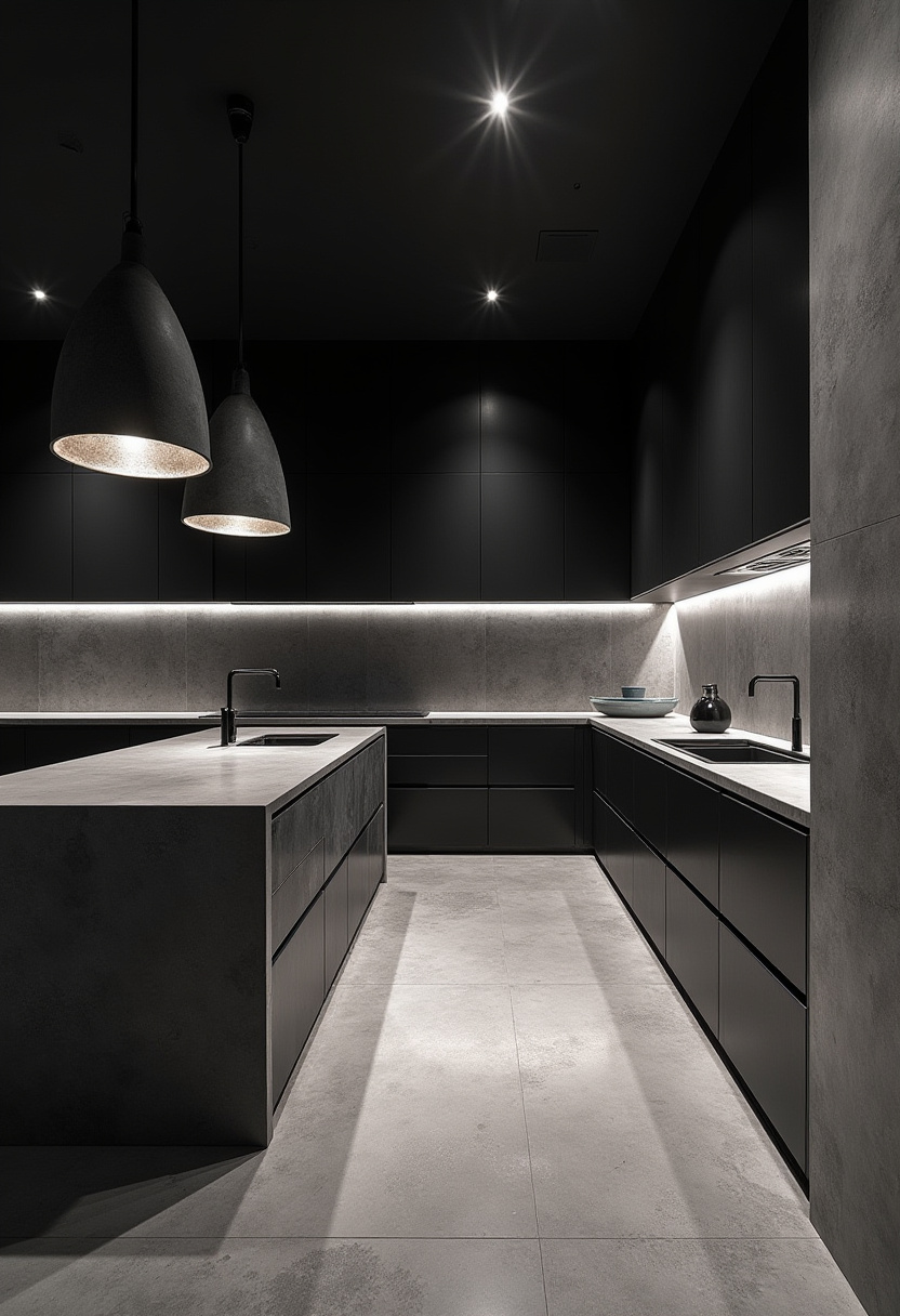 Black And White Kitchen 12