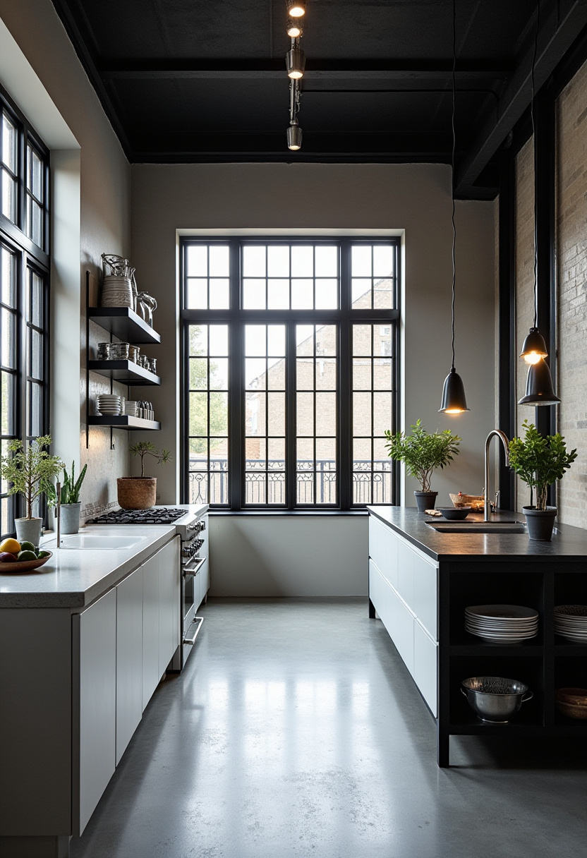 Black And White Kitchen 15