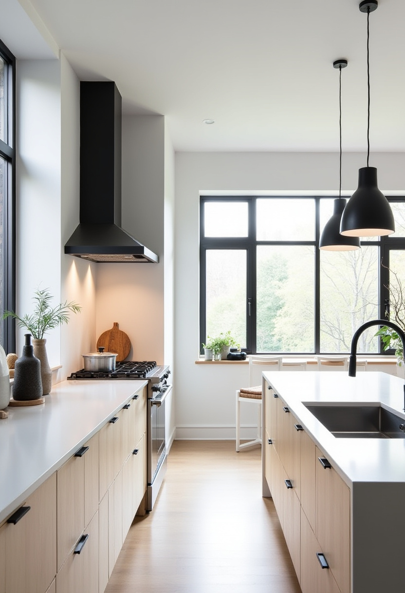 Black And White Kitchen 16