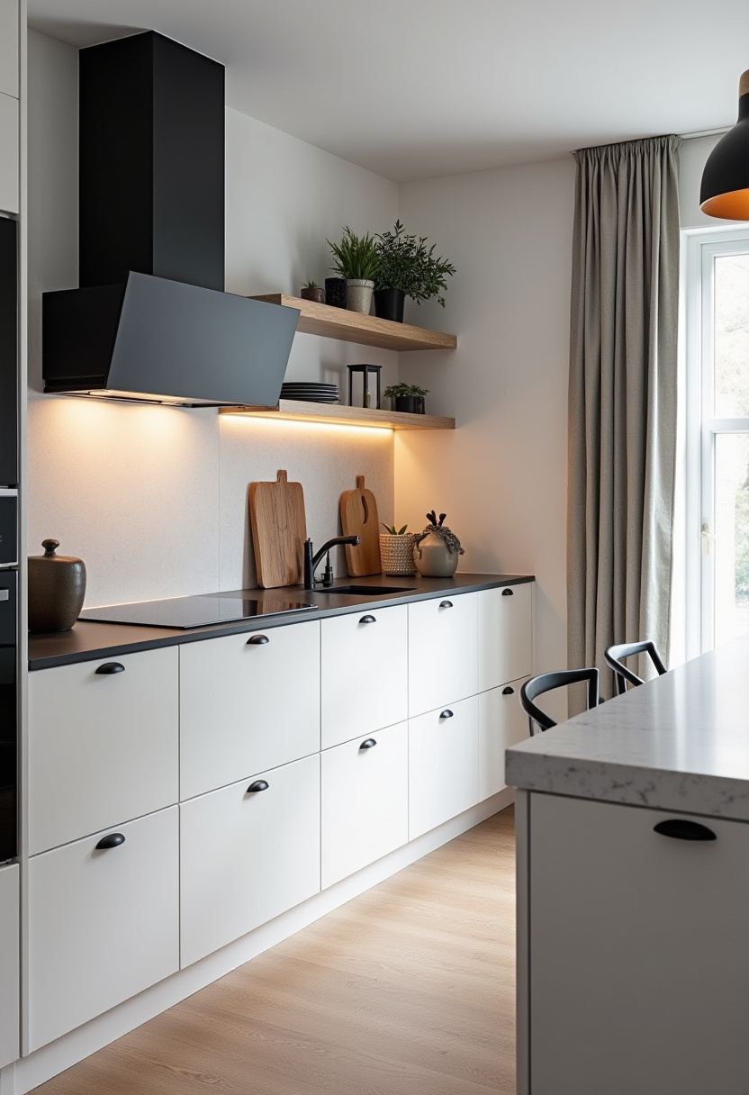 Black And White Kitchen 2