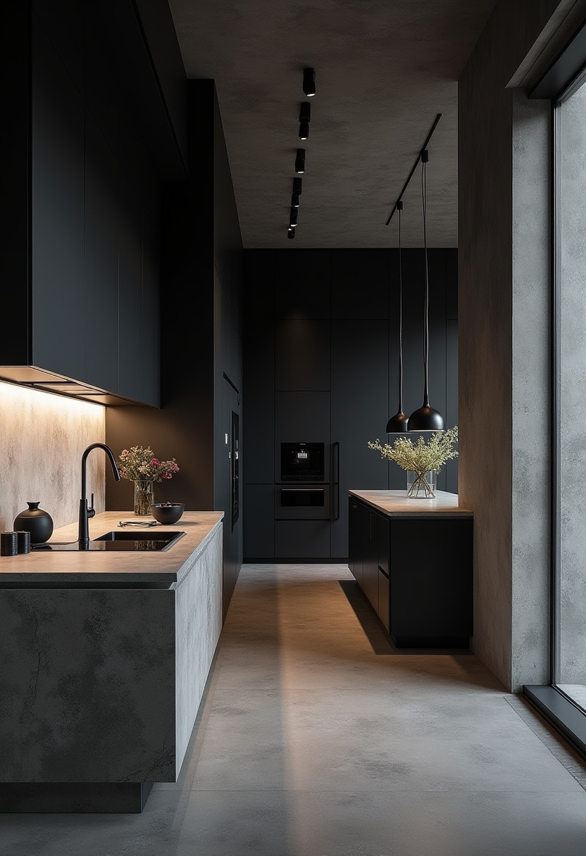 Black And White Kitchen 24