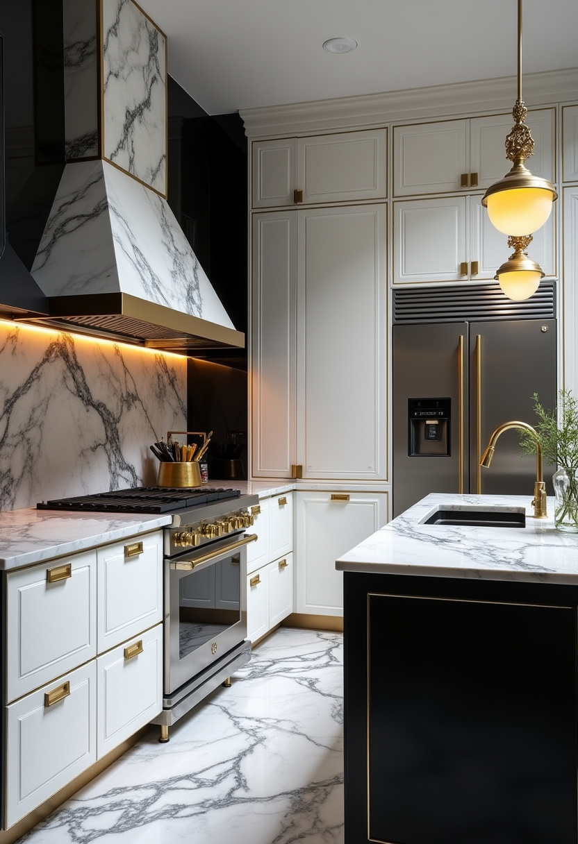 Black And White Kitchen 27