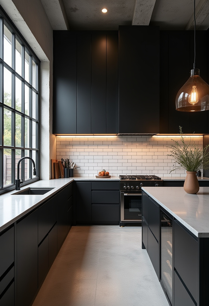 Black And White Kitchen 7