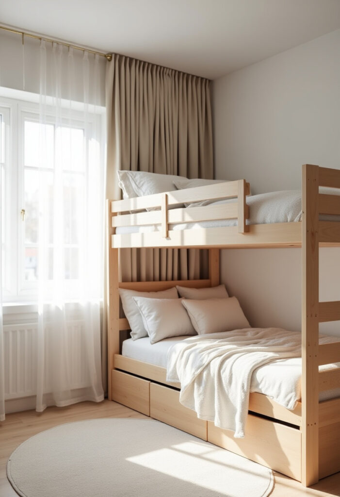 Double Bunk Beds Small Room 1