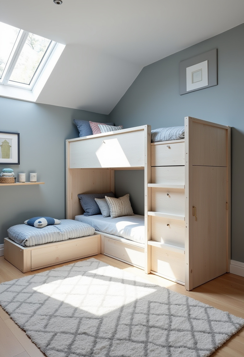 Double Bunk Beds Small Room 16