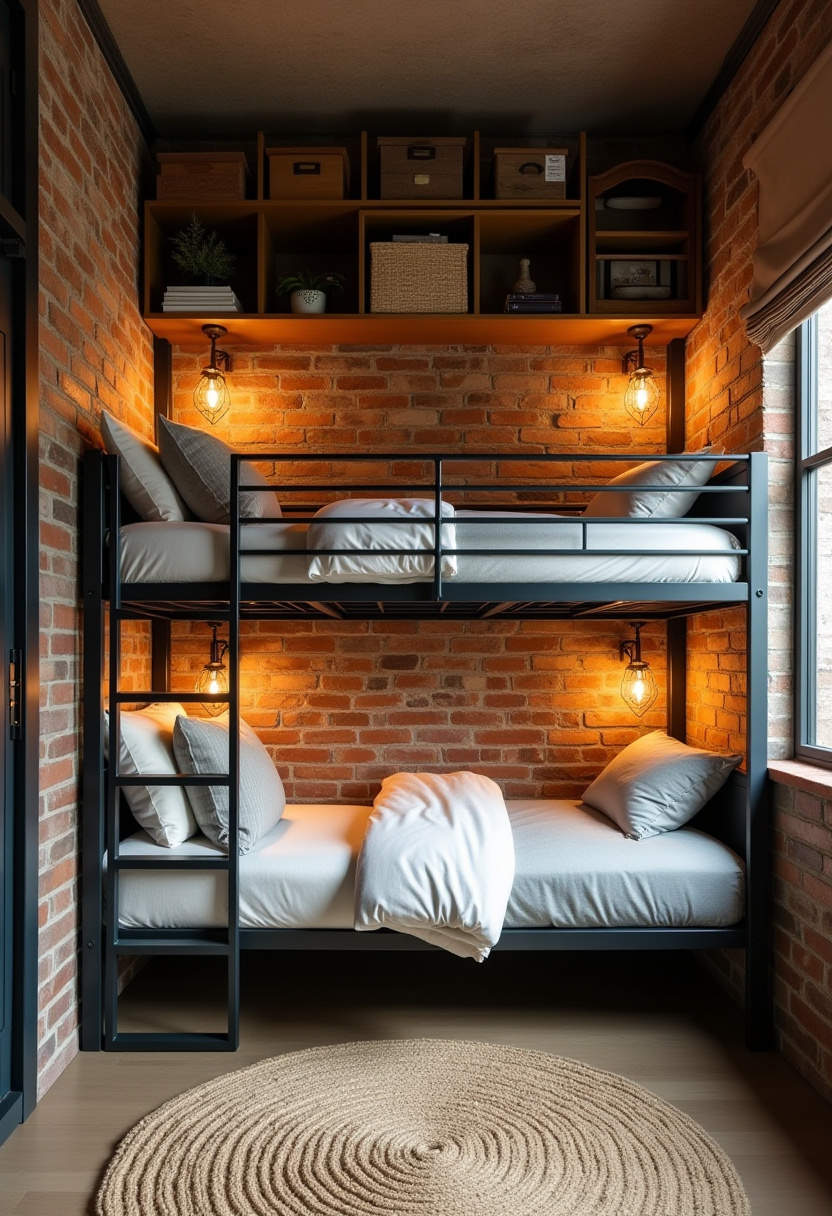 Double Bunk Beds Small Room 2