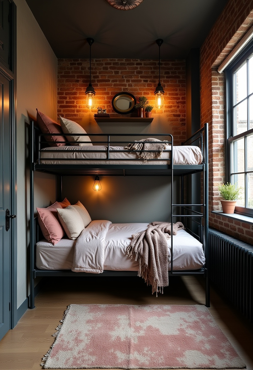 Double Bunk Beds Small Room 23