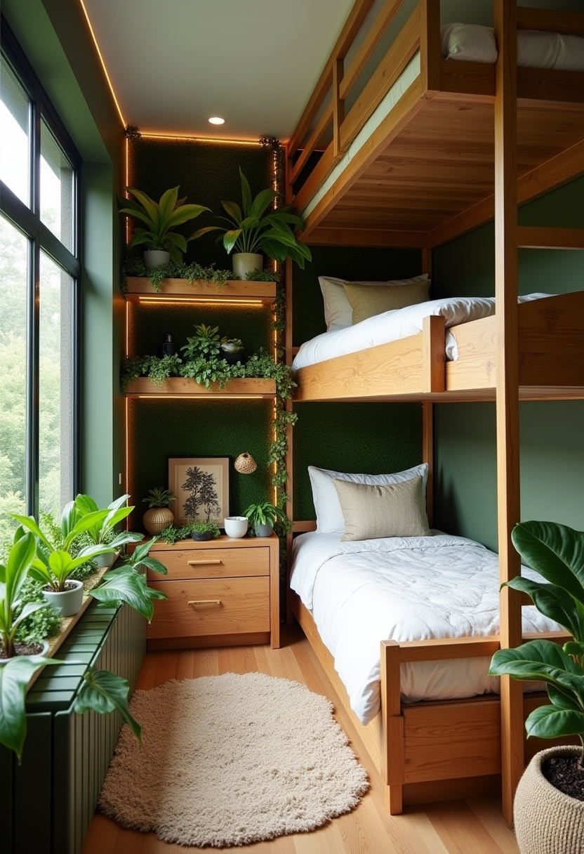 Double Bunk Beds Small Room 30