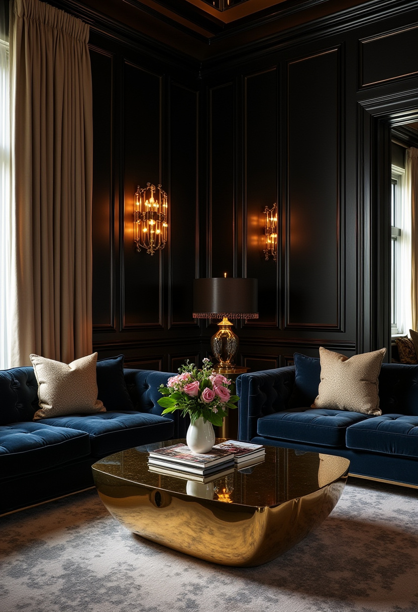 Drawing Room Interior Modern Luxury 23