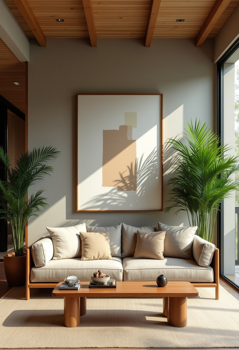 Japandi Living Room Design 3