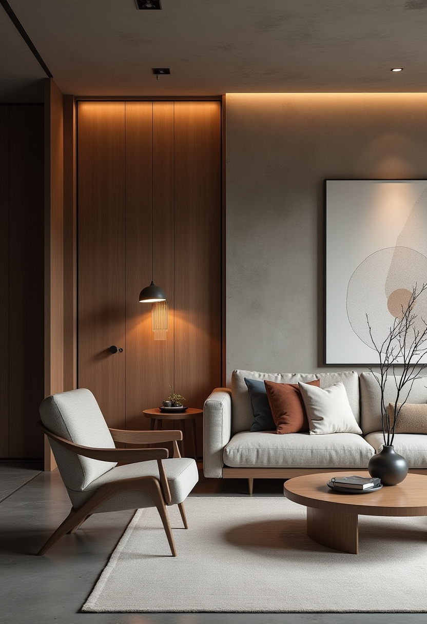 Japandi Living Room Design 7