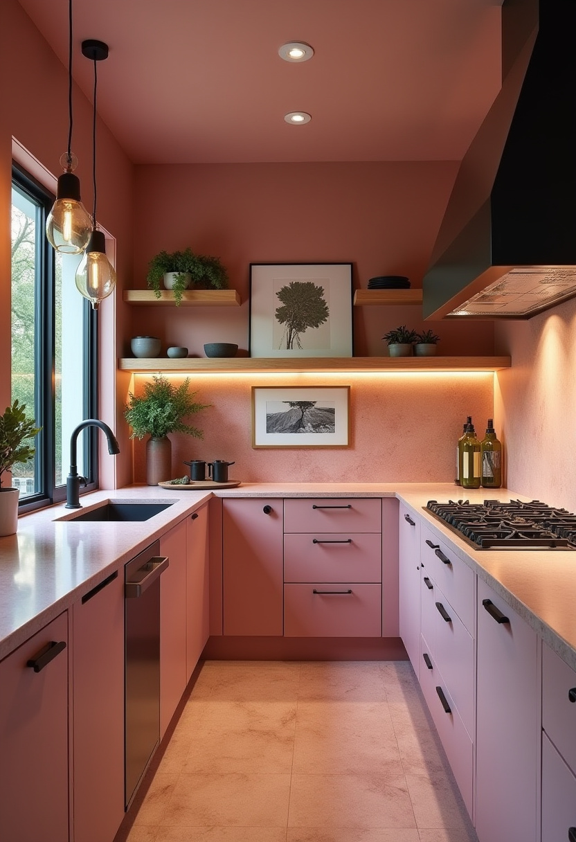 L Shaped Kitchen 13