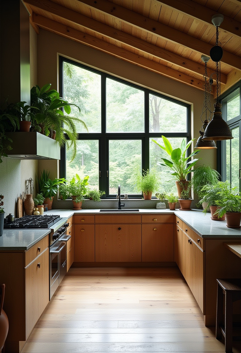 L Shaped Kitchen 28