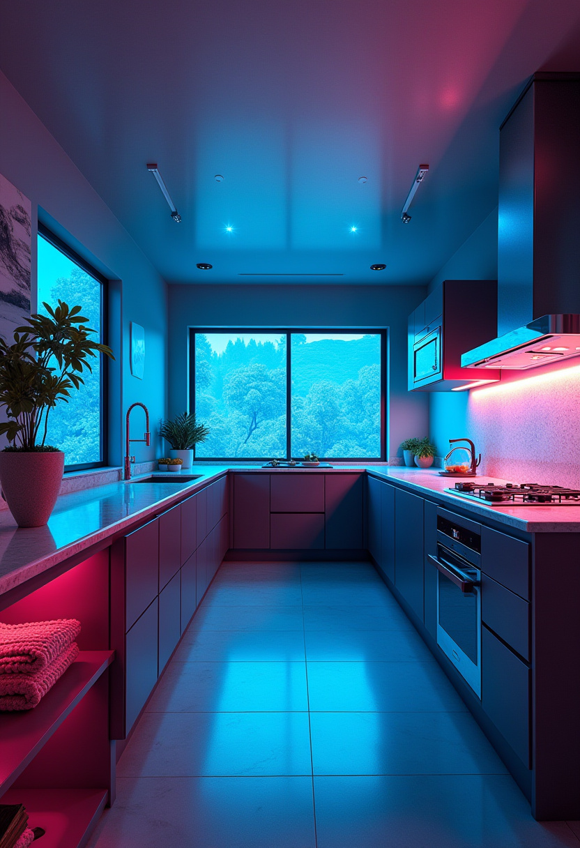 L Shaped Kitchen 29