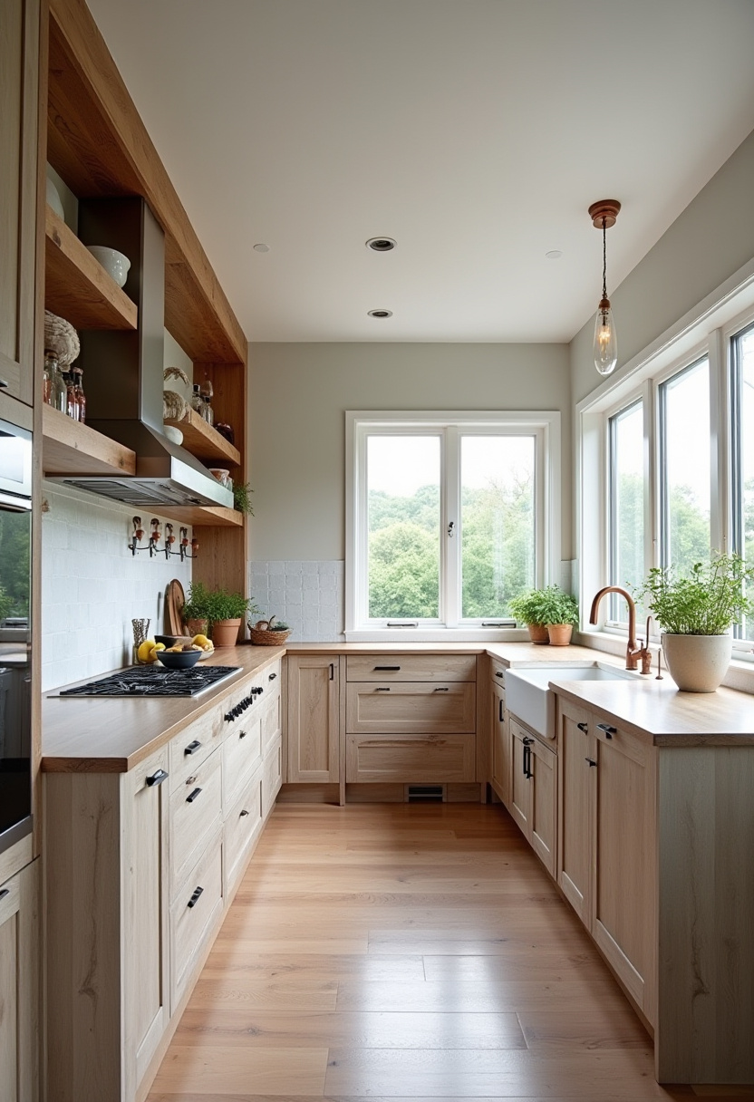 L Shaped Modular Kitchen 5