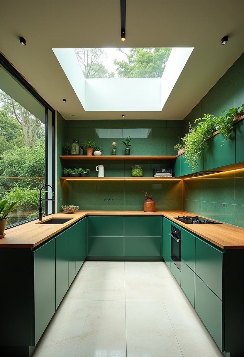 L Shaped Modular Kitchen 7