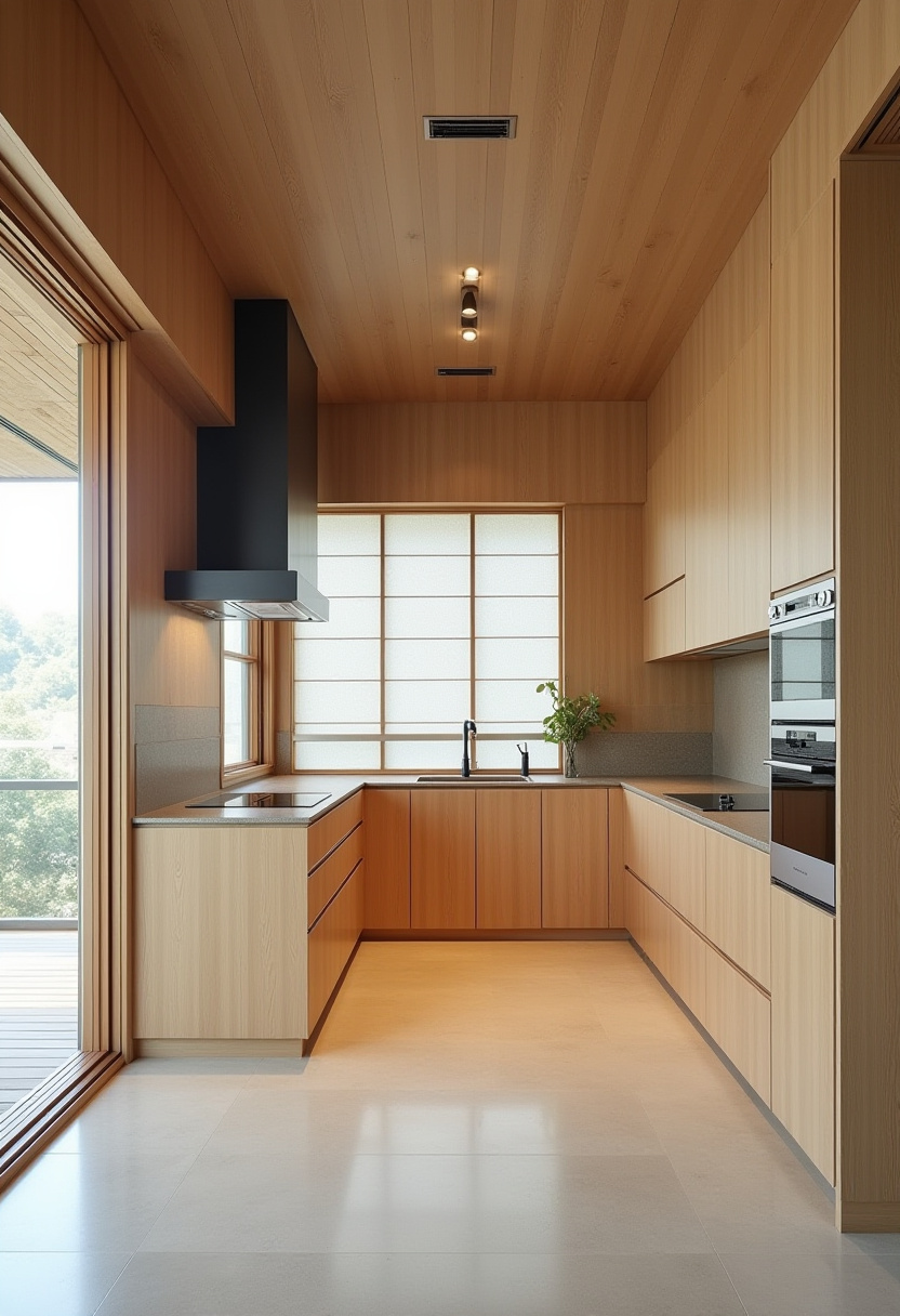 L Shaped Modular Kitchen 9