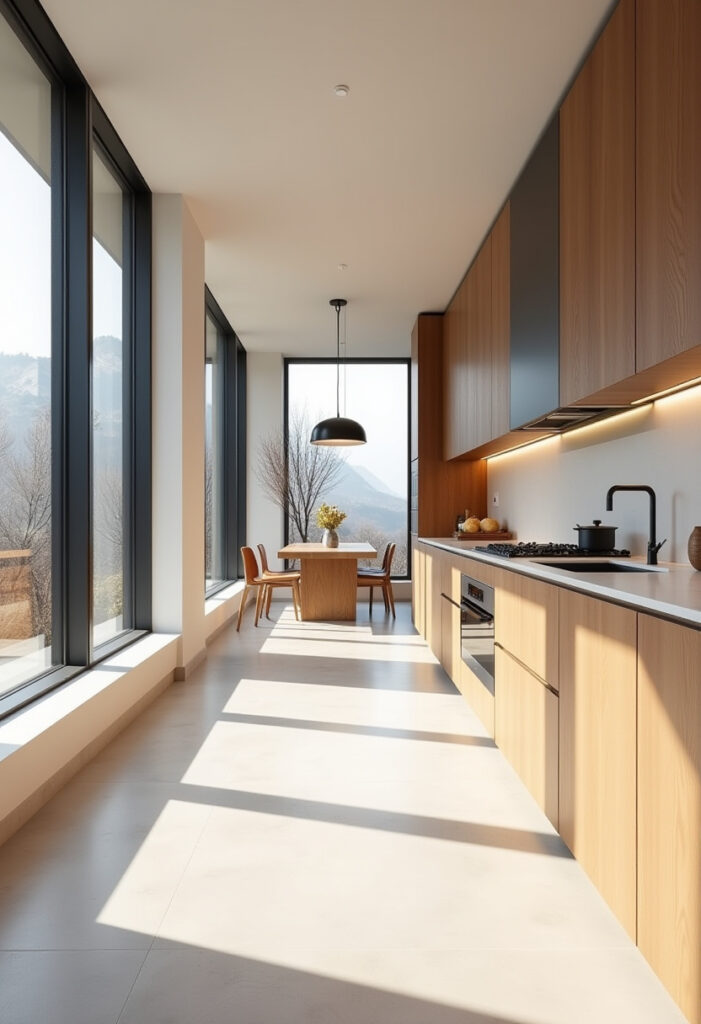 Linear Kitchen Design 1