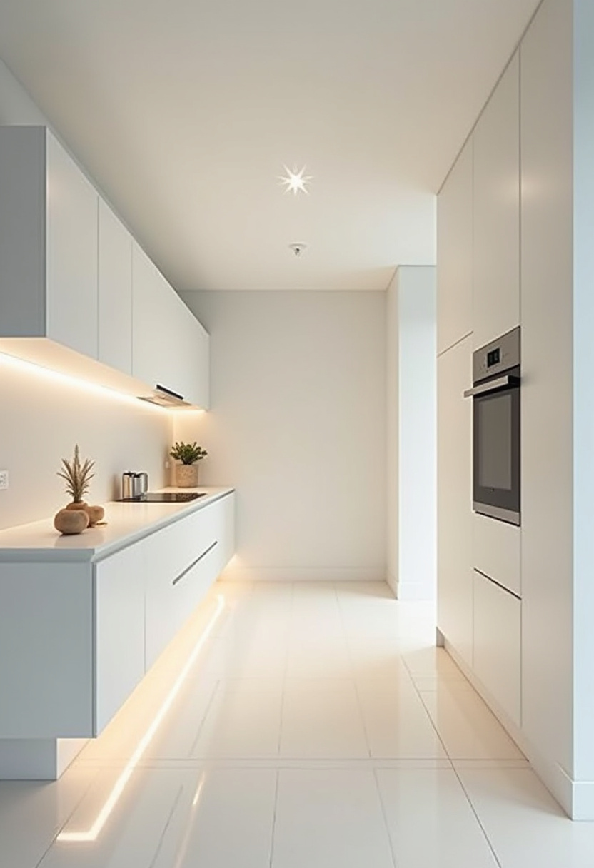 Linear Kitchen Design 11