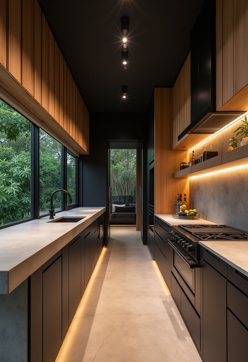 Linear Kitchen Design 2