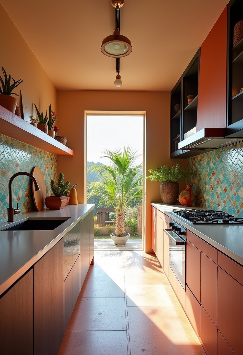 Linear Kitchen Design 22