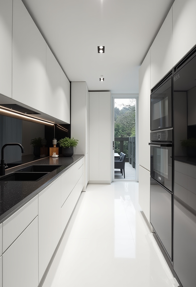 Linear Kitchen Design 30
