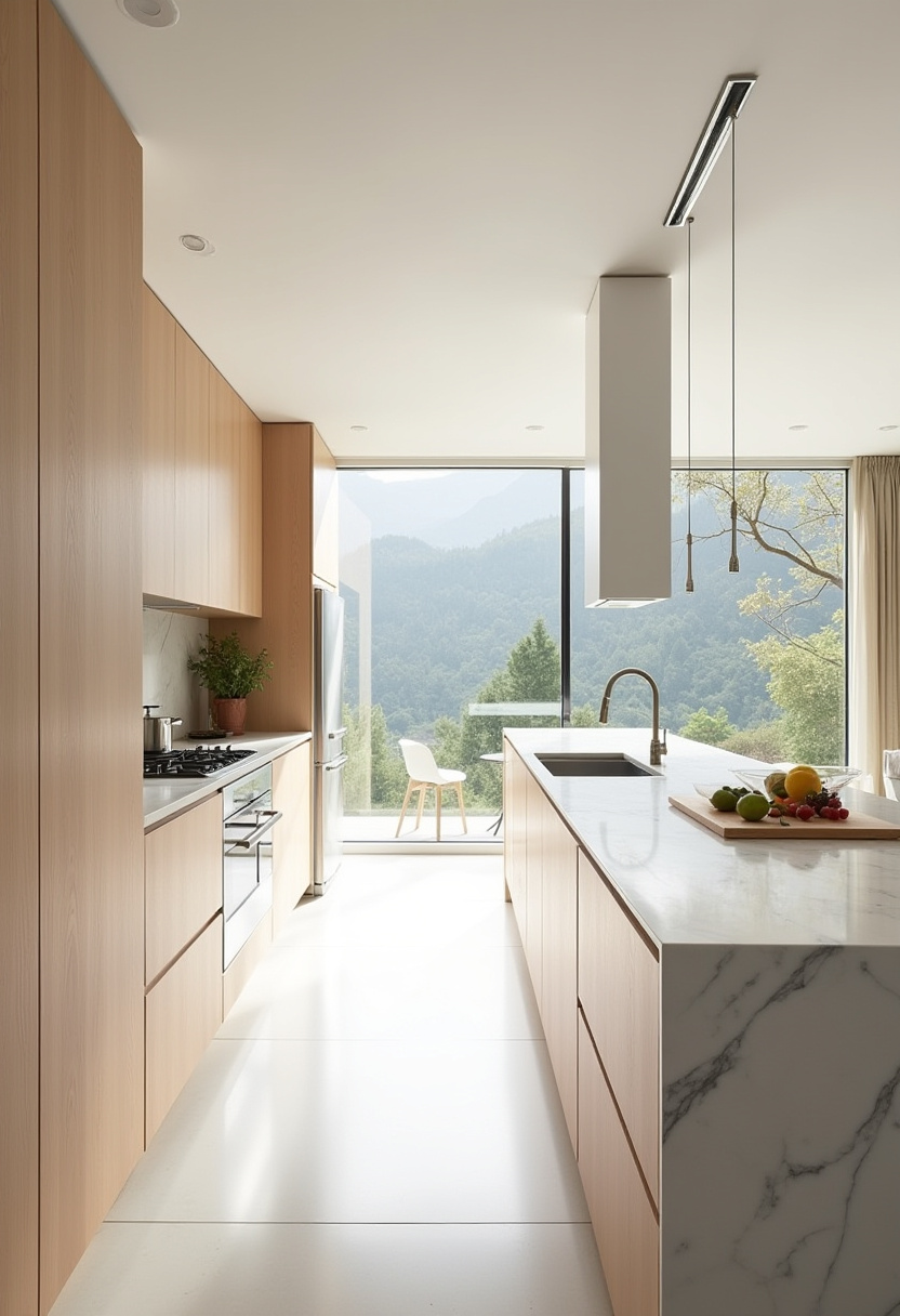 Linear Kitchen Design 5