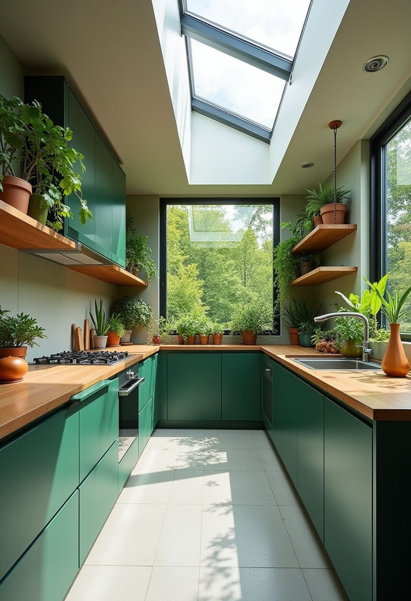 Linear Kitchen Design 7