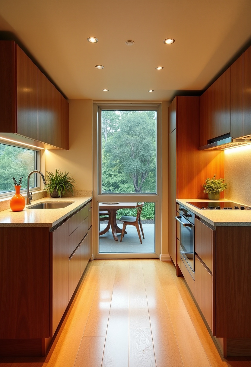Linear Kitchen Design 8