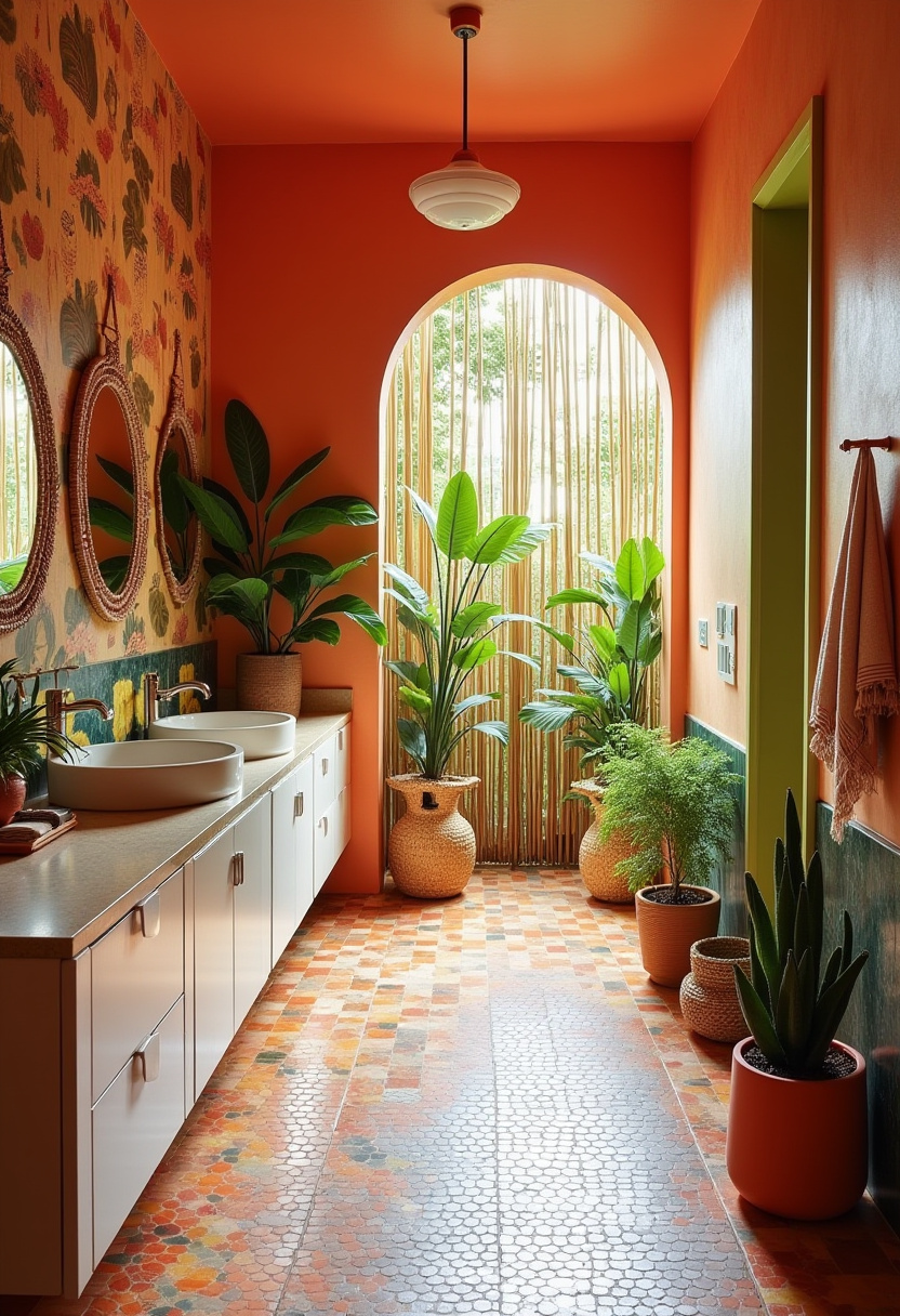 Long Bathroom Design 10