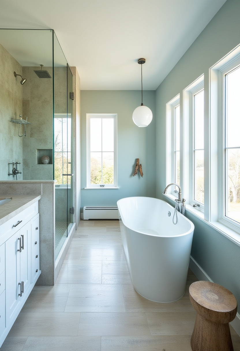 Long Bathroom Design 12