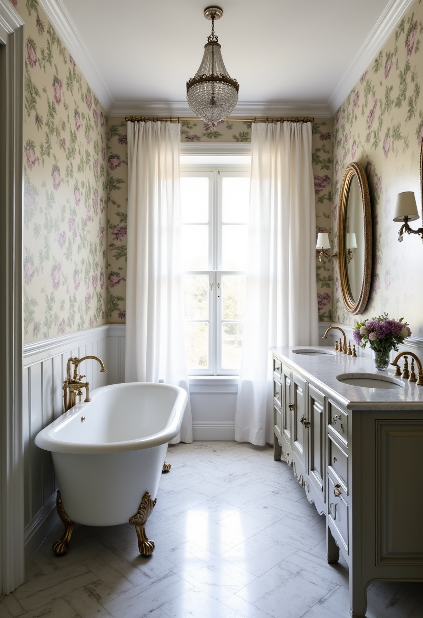 Long Bathroom Design 14