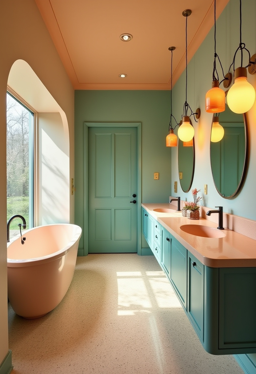 Long Bathroom Design 15