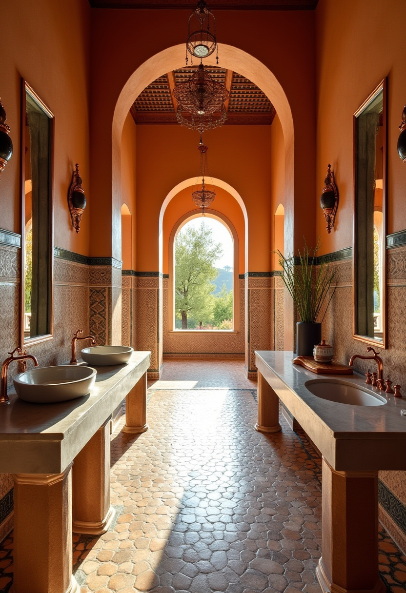 Long Bathroom Design 16