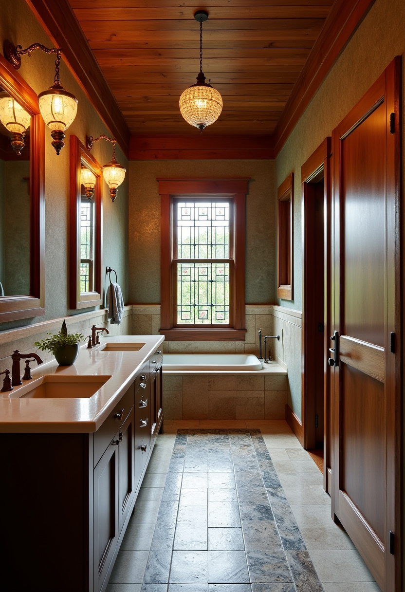 Long Bathroom Design 24