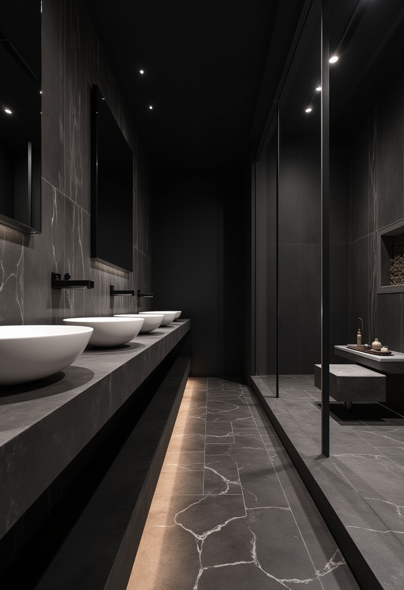 Long Bathroom Design 5