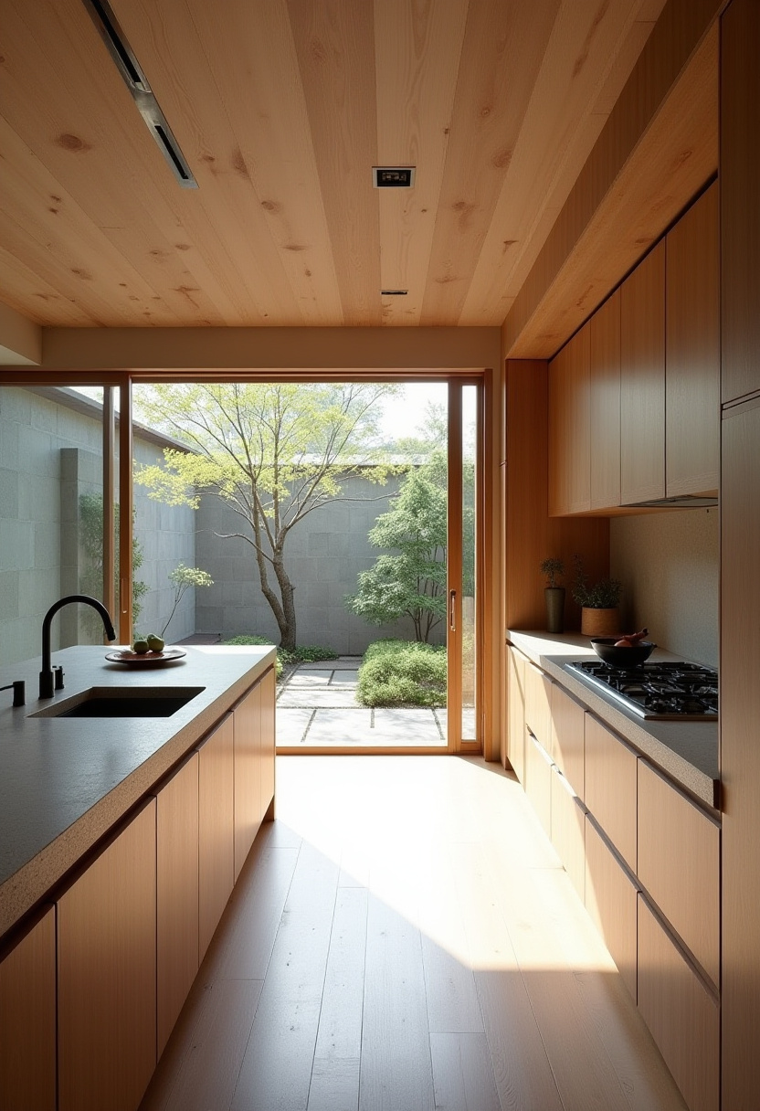 Long Kitchen Design 14