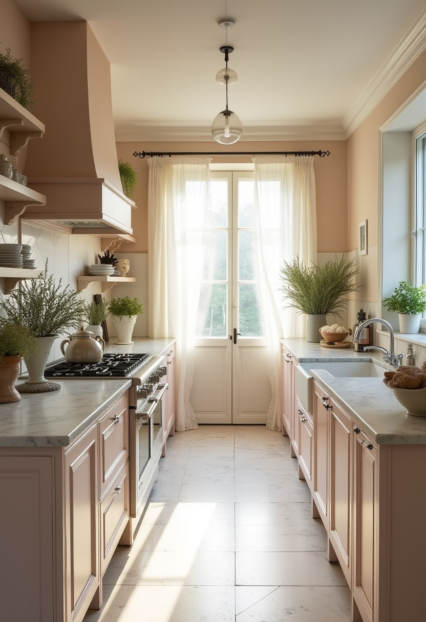 Long Kitchen Design 18