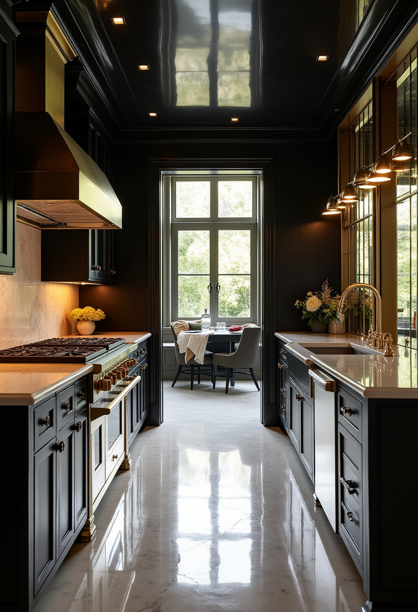 Long Kitchen Design 21