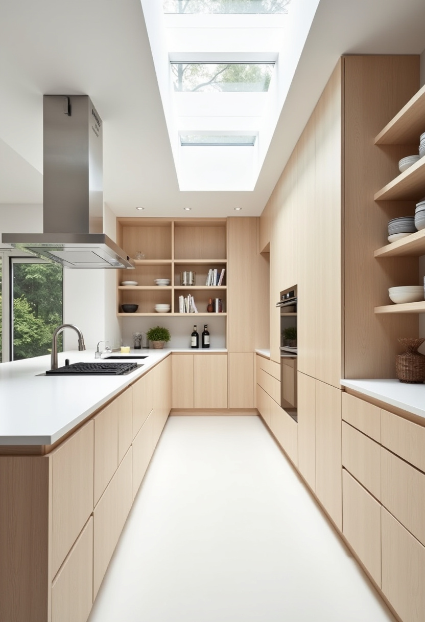 Long Kitchen Design 4