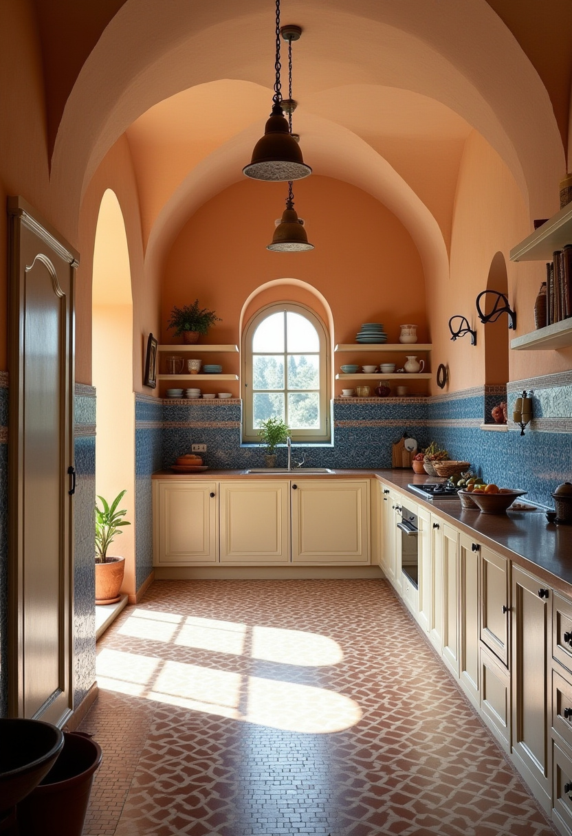 Long Kitchen Design 6