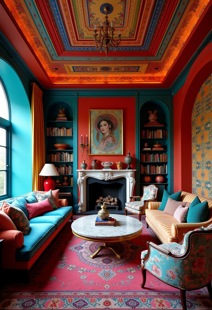 Luxury Ceiling Design Living Room 30