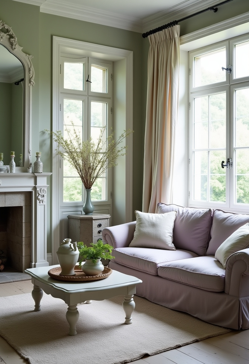 Modern Classic Living Room 11