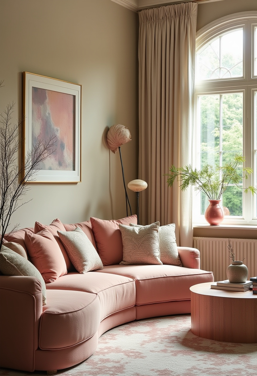 Modern Classic Living Room 17