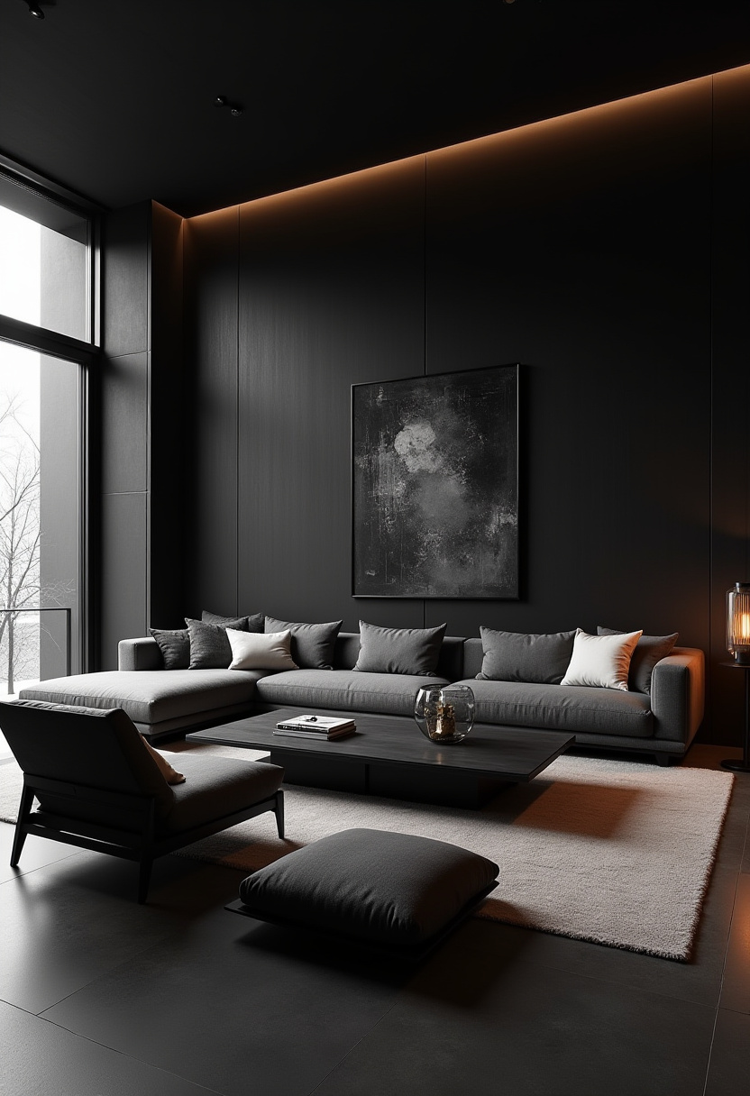 Modern Classic Living Room 8