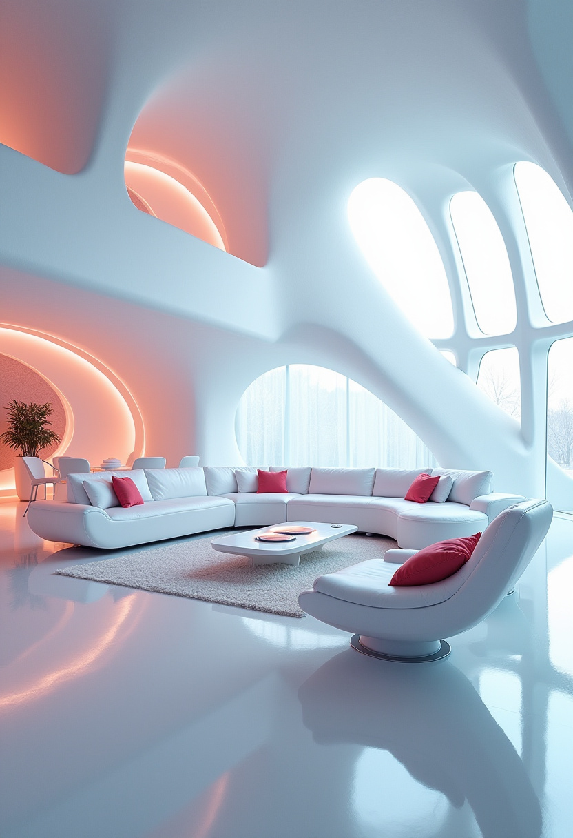 Modern Living Room Interior 11