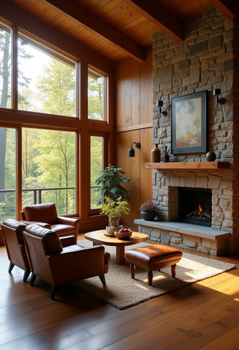 Modern Living Room Interior 12