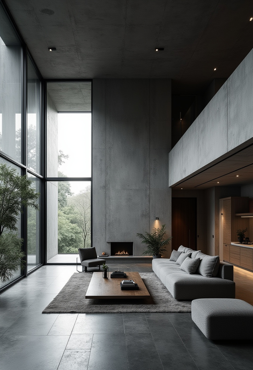 Modern Living Room Interior 14